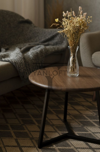 Журнальний стіл в стилі лофт Yanloft JS09 JS09 фото