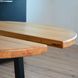 Роздвижний обідній стіл в стилі лофт з дубовою стільницею Yanloft LT09 LT09 фото 4